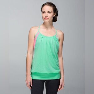 Lululemon No Limits Tank Top Opal / We Are Far From Space Neon Pink Opal Size 4